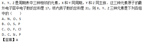 2017年成人高考高起點理化綜合考試練習題及答案1