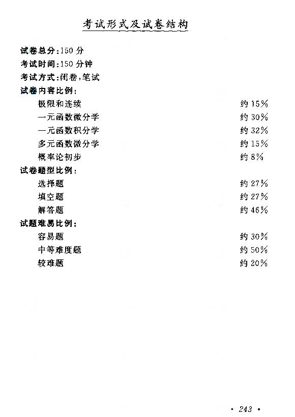 2015年成人高考專升本高等數學(二)<span style=